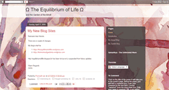 Desktop Screenshot of equilibriumoflife.blogspot.com