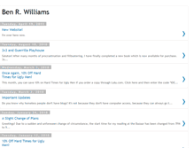 Tablet Screenshot of benrwilliams.blogspot.com