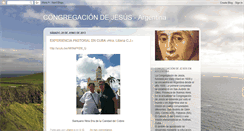 Desktop Screenshot of congregatiojesuargentina.blogspot.com