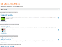 Tablet Screenshot of deducacionfisica.blogspot.com