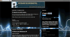 Desktop Screenshot of novidadesdeinformatica.blogspot.com