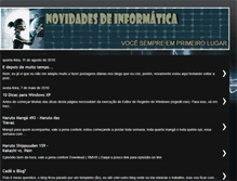 Tablet Screenshot of novidadesdeinformatica.blogspot.com