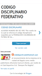 Mobile Screenshot of codigodiciplinario.blogspot.com