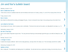 Tablet Screenshot of jimandnorsbulletinboard.blogspot.com