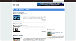 Desktop Screenshot of inkyknits.blogspot.com