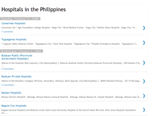 Tablet Screenshot of hospitalsinthephilippines.blogspot.com