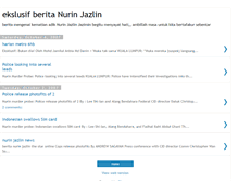 Tablet Screenshot of nurinjazlin-news.blogspot.com