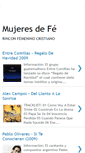Mobile Screenshot of mujerdefe.blogspot.com