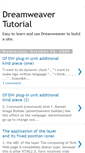 Mobile Screenshot of dreamweavertutorialt1.blogspot.com
