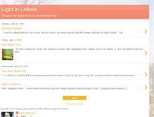 Tablet Screenshot of lightinletters.blogspot.com