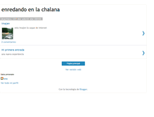 Tablet Screenshot of enredandoenlachalana.blogspot.com