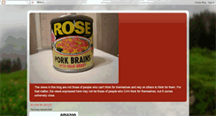 Desktop Screenshot of porkbrainsandmilkgravy.blogspot.com