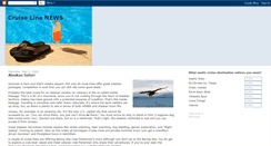 Desktop Screenshot of cruiselinenews.blogspot.com