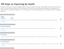 Tablet Screenshot of improvinghealth.blogspot.com