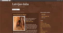 Desktop Screenshot of latvijasdaba.blogspot.com