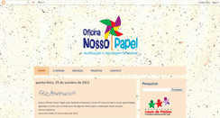 Desktop Screenshot of oficinanossopapel.blogspot.com