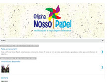 Tablet Screenshot of oficinanossopapel.blogspot.com