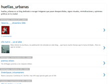 Tablet Screenshot of huellasurbanas.blogspot.com
