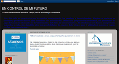 Desktop Screenshot of encontroldemifuturo.blogspot.com