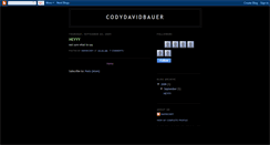 Desktop Screenshot of codydavidbauer.blogspot.com