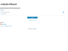 Tablet Screenshot of codydavidbauer.blogspot.com