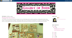 Desktop Screenshot of galleryoffinds.blogspot.com