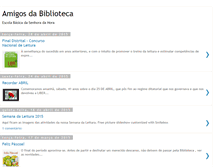 Tablet Screenshot of amigosdabibliotecasrahora.blogspot.com