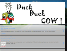 Tablet Screenshot of duckduckcow.blogspot.com