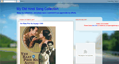 Desktop Screenshot of myoldhindisongs.blogspot.com