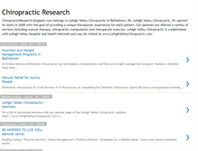 Tablet Screenshot of chiropracticresearch.blogspot.com