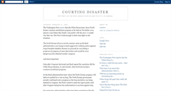 Desktop Screenshot of courtingdisaster.blogspot.com