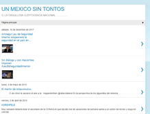 Tablet Screenshot of mexicosintontos.blogspot.com