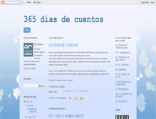 Tablet Screenshot of 365diasdecuentos.blogspot.com