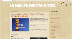 Desktop Screenshot of lamiradaparcialfutbol.blogspot.com