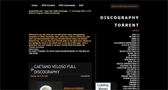 Desktop Screenshot of discographytorrent.blogspot.com