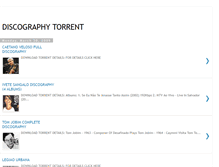 Tablet Screenshot of discographytorrent.blogspot.com