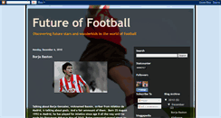 Desktop Screenshot of futureofootball.blogspot.com