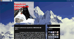 Desktop Screenshot of expedicionamadablam.blogspot.com