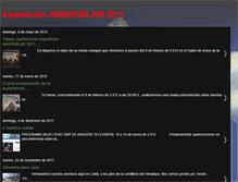 Tablet Screenshot of expedicionamadablam.blogspot.com