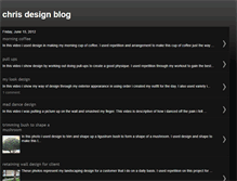 Tablet Screenshot of chrisdesignblog.blogspot.com