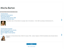 Tablet Screenshot of mischa-barton-biography.blogspot.com