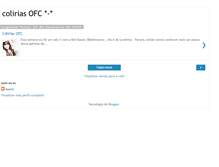 Tablet Screenshot of coliriasmania.blogspot.com