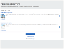 Tablet Screenshot of forextrendyreviewzz.blogspot.com