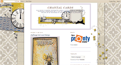 Desktop Screenshot of chantalcards.blogspot.com