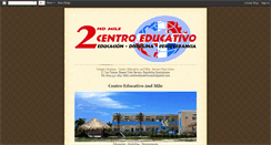 Desktop Screenshot of centroeducativo2mile.blogspot.com