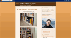Desktop Screenshot of fridtun.blogspot.com