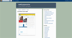 Desktop Screenshot of bzp.blogspot.com