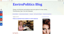 Desktop Screenshot of enviropoliticsblog.blogspot.com