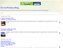 Tablet Screenshot of enviropoliticsblog.blogspot.com