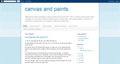 Desktop Screenshot of canvasandpaints.blogspot.com